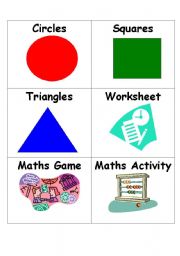 English Worksheet: Maths Taskboard templates