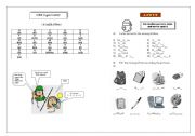 English worksheet: English alphabet