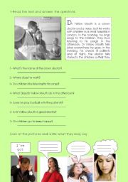 English Worksheet: Activities on health and illnesses