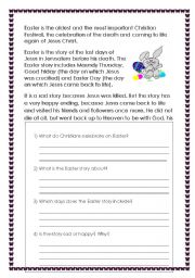 English worksheet: Easter