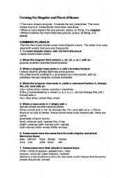 English Worksheet: Nouns of number