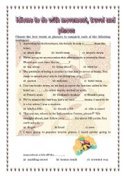 English Worksheet: Idioms to do with travelling