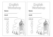 English worksheet: Copybook Cover