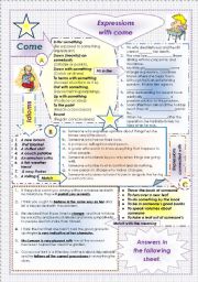 English Worksheet: Idiomatic expressions