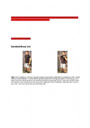English Worksheet: Exercise Activities
