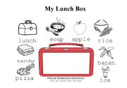 English worksheet: Lunch Box