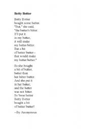 English Worksheet: Alliterantion 