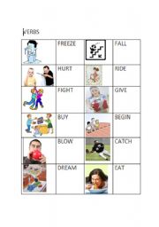 English Worksheet: IRREGULA VERBS