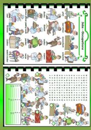 English Worksheet: Jobs / Occupations (3/3)