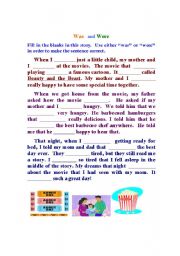 English Worksheet: Practice using 