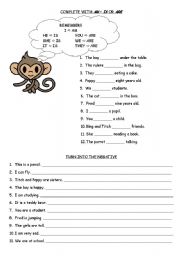 English Worksheet: Present Simple of verb 