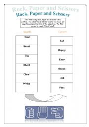 English worksheet: comparative form of adjectives games 