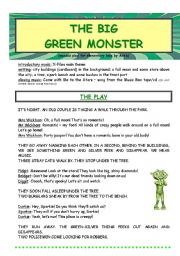 The Big Green Monster - a childrens play