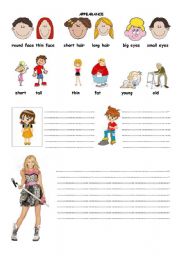 English Worksheet: Appearance