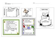 English Worksheet: Mindmap on A Birthday Party