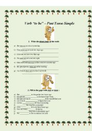 English Worksheet: Verb 