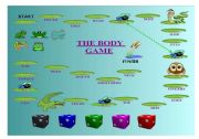 English Worksheet: THE BODY BOARDGAME