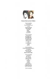 English Worksheet: Natural Star poem about Michael Jackson by Alice Walker
