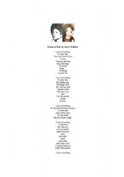 English worksheet: Natural Star poem about Michael Jackson by Alice Walker