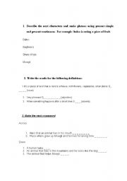 English worksheet: jungle book