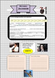 English Worksheet: Goodbye  Michael Jackson