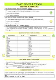 English Worksheet: THE PAST SIMPLE TENSE - ESSENTIALS