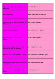 English Worksheet: Superstitions Domino