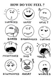 English Worksheet: How do you feel ?