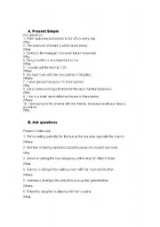 English Worksheet: exercises
