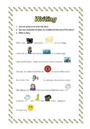 English Worksheet: Writing