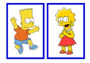 English Worksheet: Simpson Family