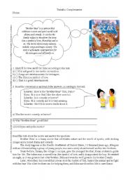 English Worksheet: Bear Brother