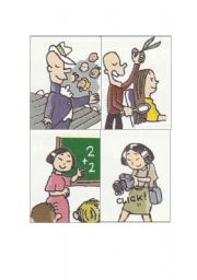 English Worksheet: Jobs memory game