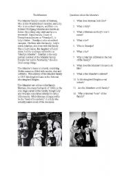 English Worksheet: The Munsters