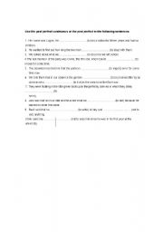 English Worksheet: Past Perfect vs. Past Perfect continuous