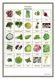 English Worksheet: Pictionay - Vegetables