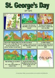 English Worksheet: The Legend of St George