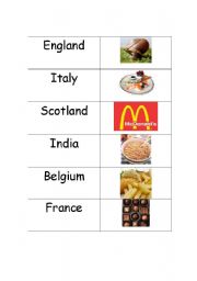 Food from around the world