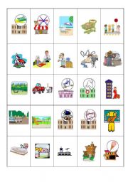 Places Memory Game