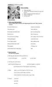 English Worksheet: shrek