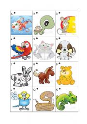 English Worksheet: Pets - Go Fish! Part 2