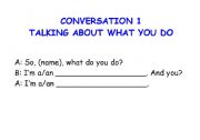 English worksheet: BASIC CONVERSATION PROMPTS