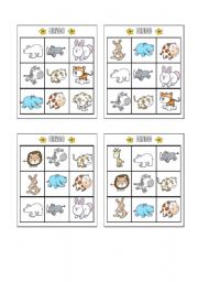 English Worksheet: Bingo - Animals Page 6