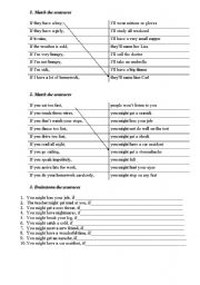 English Worksheet: if clause plus future 