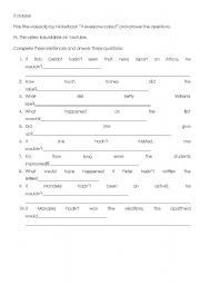 English Worksheet: Song Activity - If everyone cared