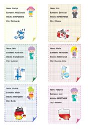 Countries &Nationalities - ID cards and registration cards (4/7)