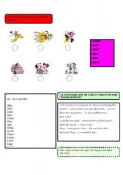 English worksheet: present continuous