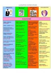 English Worksheet: Causative constructions in different situations :))))