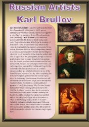 English Worksheet: Russian Artists-Karl Brullov