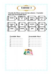 English worksheet: Nouns